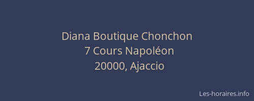 Diana Boutique Chonchon