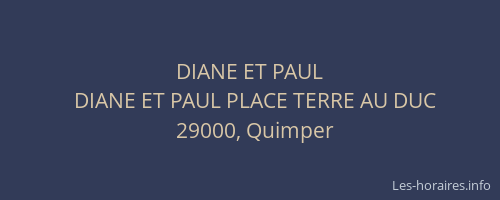 DIANE ET PAUL