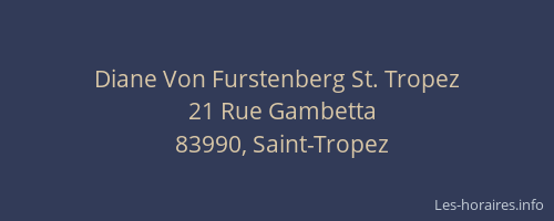 Diane Von Furstenberg St. Tropez