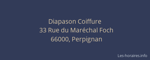 Diapason Coiffure