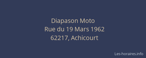 Diapason Moto