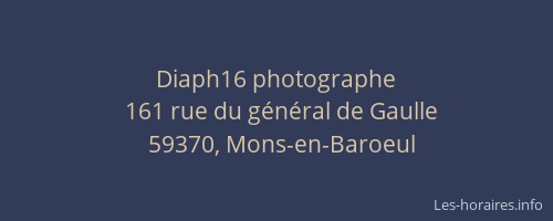Diaph16 photographe