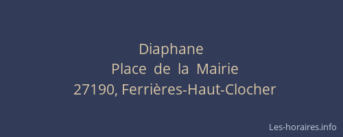 Diaphane