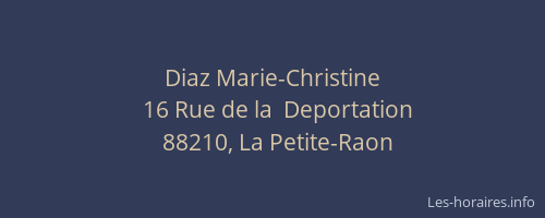 Diaz Marie-Christine