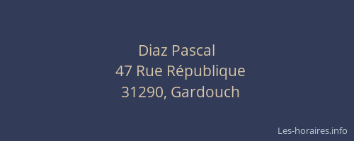 Diaz Pascal