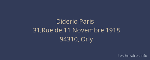 Diderio Paris