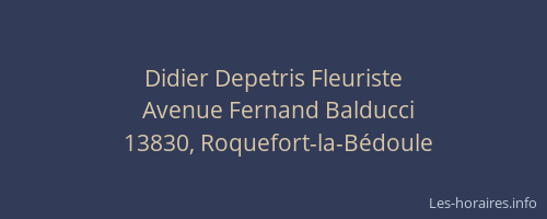 Didier Depetris Fleuriste