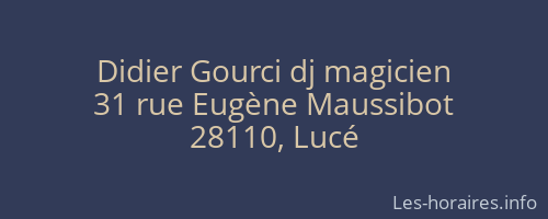 Didier Gourci dj magicien