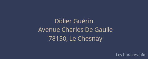 Didier Gu&eacute;rin