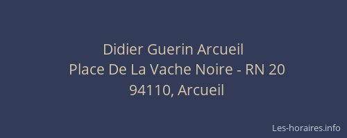 Didier Guerin Arcueil