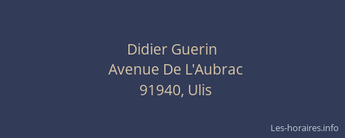 Didier Guerin
