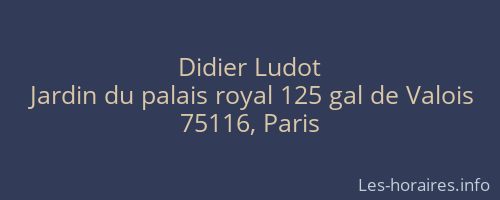 Didier Ludot