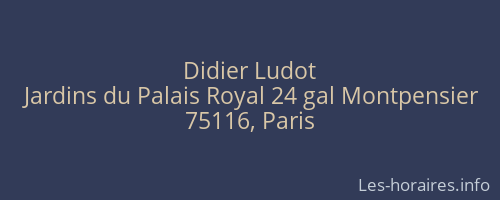Didier Ludot