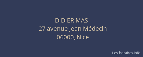 DIDIER MAS