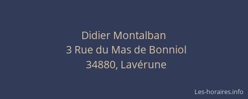 Didier Montalban