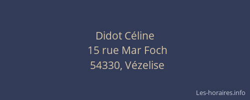 Didot C&eacute;line