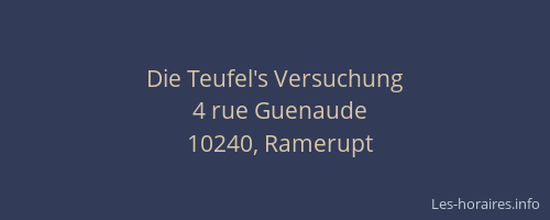Die Teufel's Versuchung
