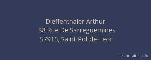 Dieffenthaler Arthur