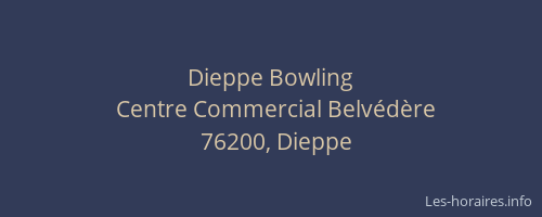 Dieppe Bowling