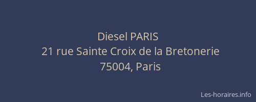 Diesel PARIS