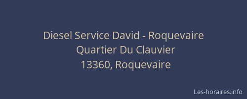 Diesel Service David - Roquevaire