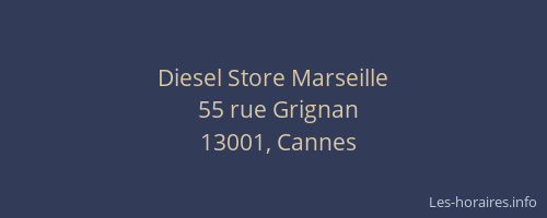 Diesel Store Marseille