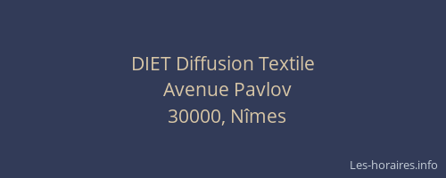DIET Diffusion Textile