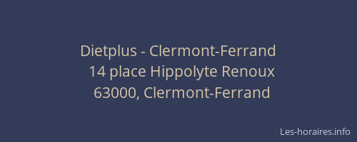 Dietplus - Clermont-Ferrand