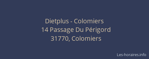 Dietplus - Colomiers