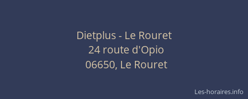 Dietplus - Le Rouret