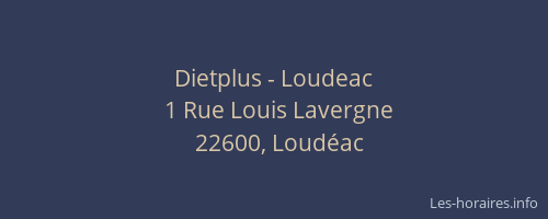 Dietplus - Loudeac