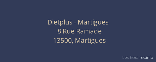 Dietplus - Martigues