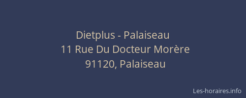 Dietplus - Palaiseau