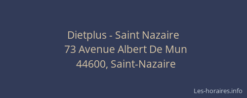 Dietplus - Saint Nazaire
