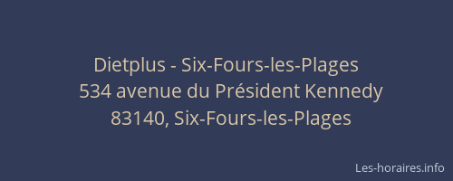 Dietplus - Six-Fours-les-Plages