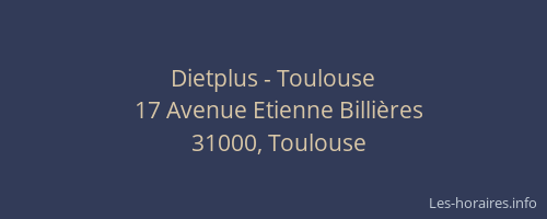 Dietplus - Toulouse