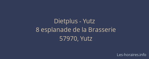 Dietplus - Yutz