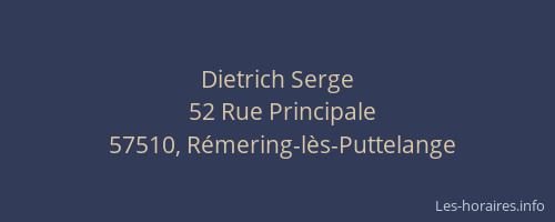 Dietrich Serge