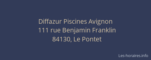 Diffazur Piscines Avignon