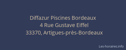 Diffazur Piscines Bordeaux