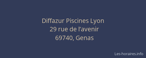 Diffazur Piscines Lyon
