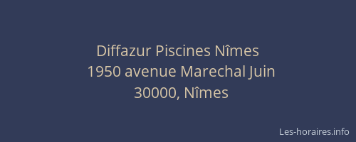 Diffazur Piscines Nîmes