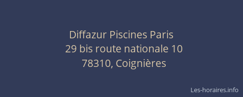 Diffazur Piscines Paris