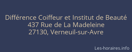 Différence Coiffeur et Institut de Beauté