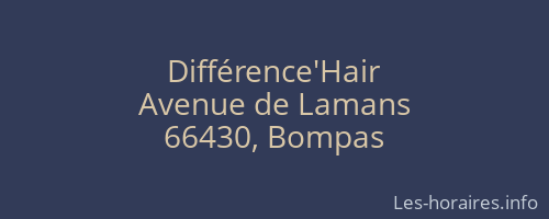 Différence'Hair