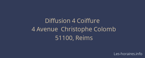 Diffusion 4 Coiffure