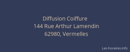 Diffusion Coiffure