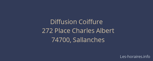 Diffusion Coiffure
