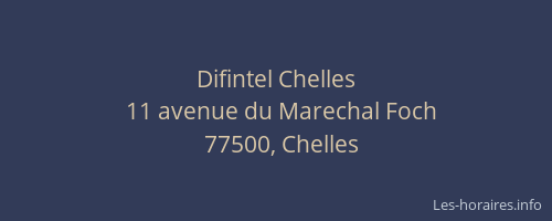 Difintel Chelles