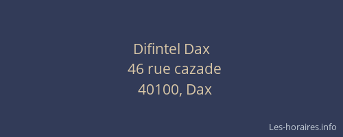 Difintel Dax